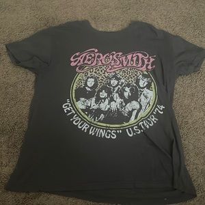 womens aerosmith graphic tee